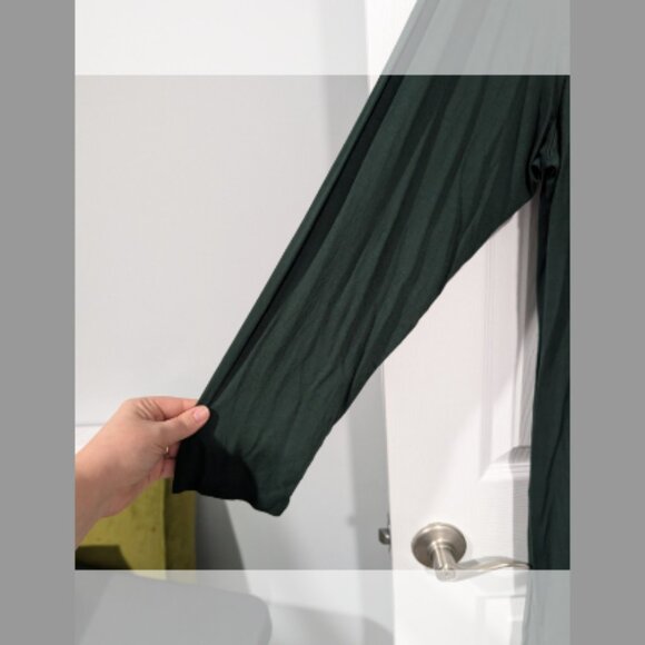 NWT Old Navy Green Long-Sleeve Jersey-Knit Swing Dress in Size XXL (20) - Picture 7 of 10